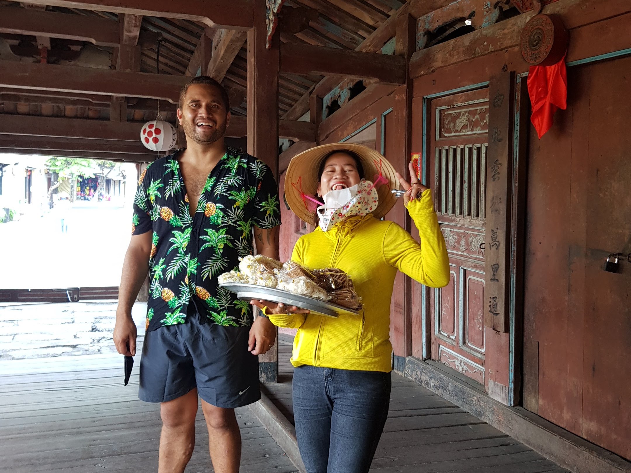 World Travel Ambitions - Family Life Outside the Box - Japanese Bridge, Hoi An - March 2020
